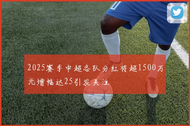 2025赛季中超各队分红将超1500万元增幅达25引发关注