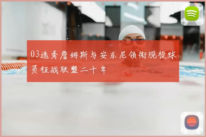 03选秀詹姆斯与安东尼领衔现役球员征战联盟二十年
