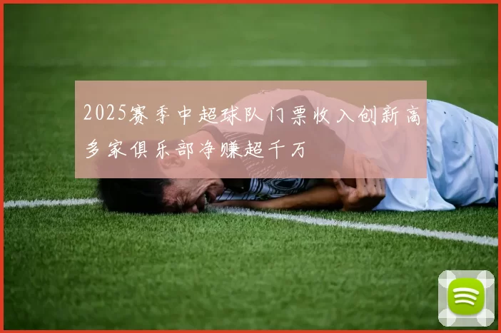 2025赛季中超球队门票收入创新高多家俱乐部净赚超千万