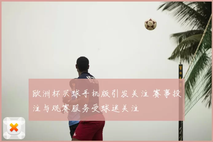 欧洲杯买球手机版引发关注 赛事投注与观赛服务受球迷关注